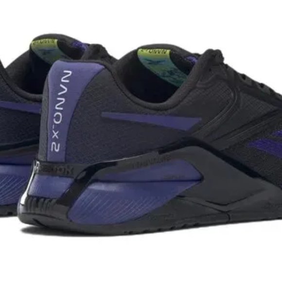 Reebok Women's Black Purple NANO X2 "LES MILLS" Training sneakers Siz 7.5 HR1822 - Picture 4 of 6